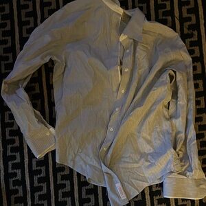 Brooks Brothers Light Blue Striped Dress Shirt